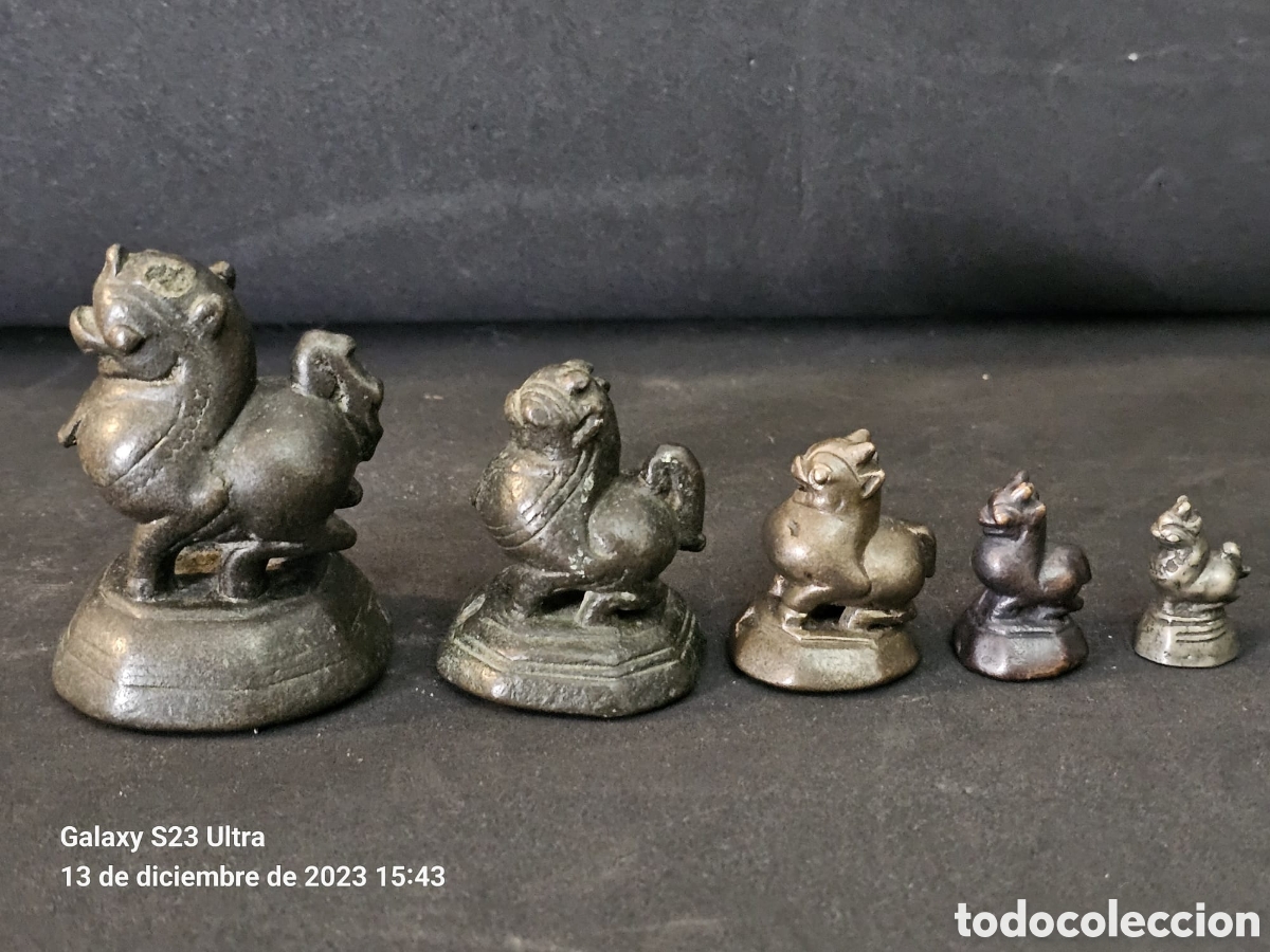 Arte: Pesos de Opio en Bronce Chinte &rdquo;The beast&rdquo; - Foto 1