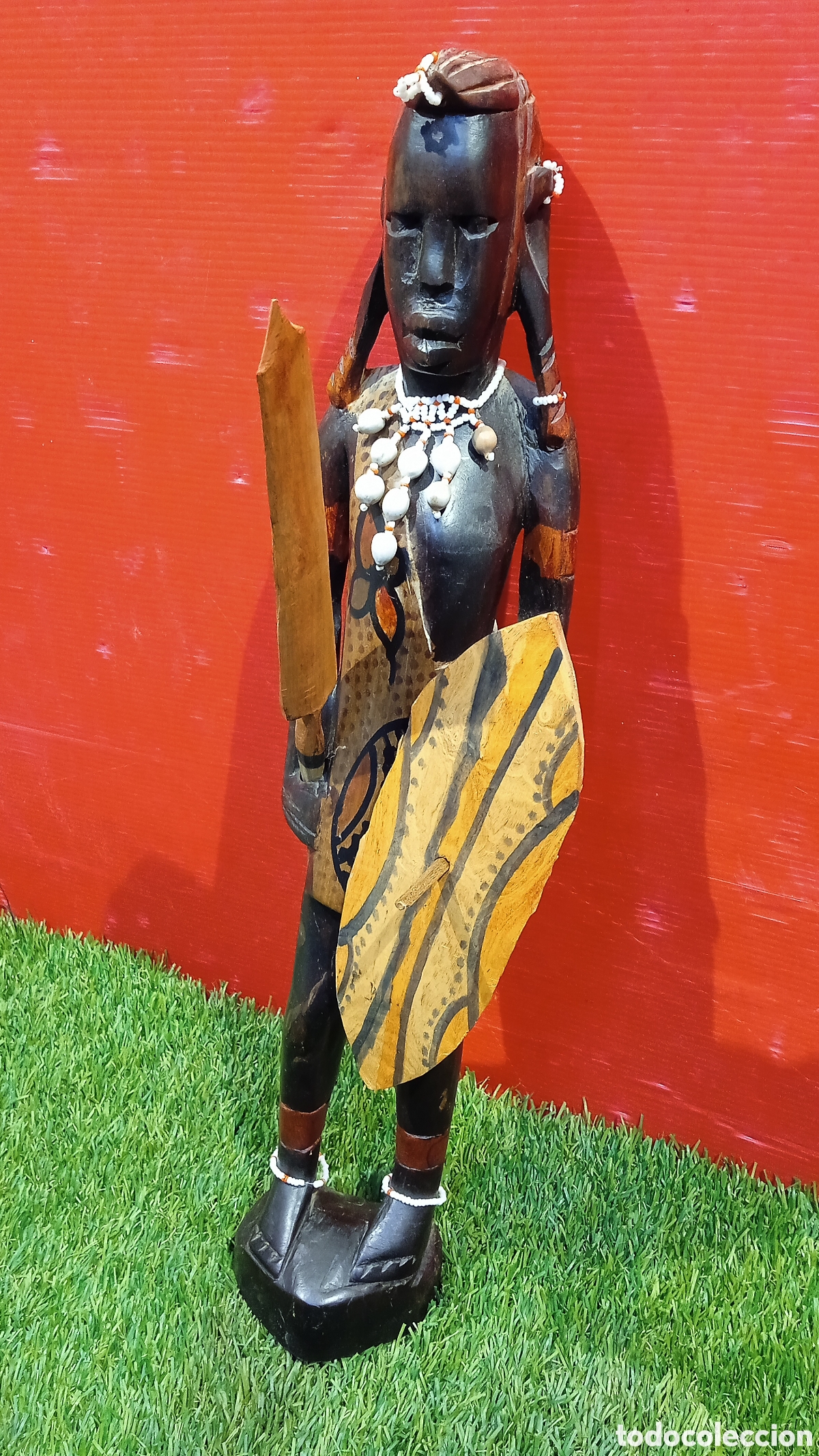 Arte: FIGURAS AFRICANAS EN MADERA - Foto 2