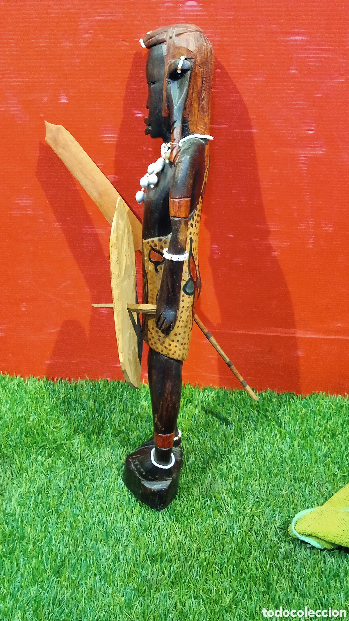 Arte: FIGURAS AFRICANAS EN MADERA - Foto 3