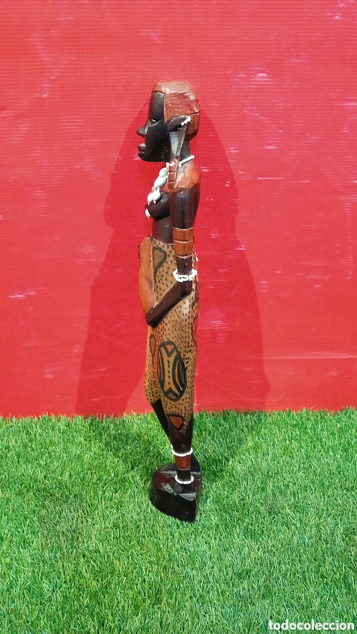 Arte: FIGURAS AFRICANAS EN MADERA - Foto 6