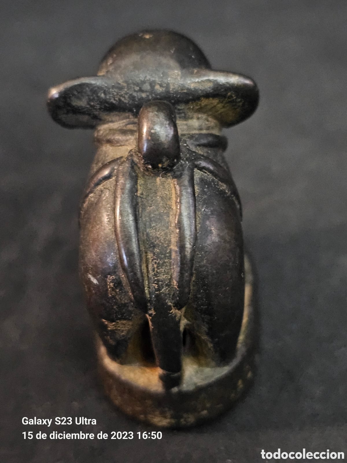 Arte: Peso Opio Elefante Bronce. - Foto 2
