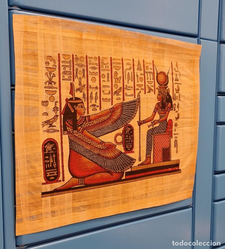Arte: Papiro Egipcio Maat e Isis - Foto 2