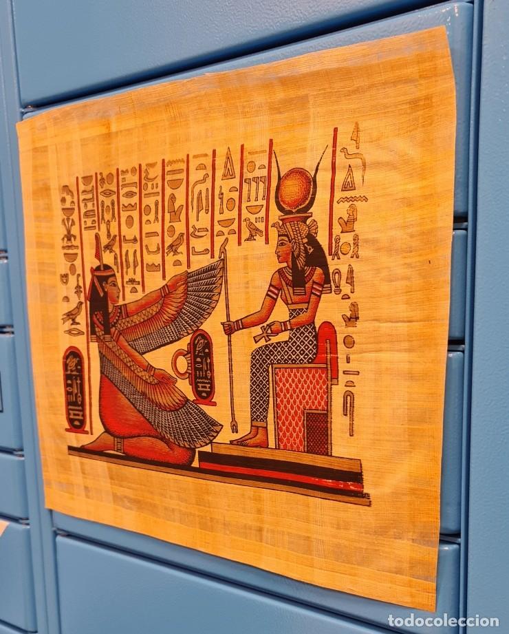 Arte: Papiro Egipcio Maat e Isis - Foto 3
