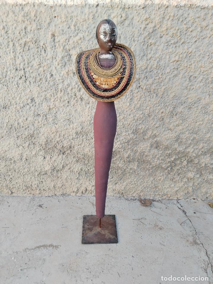 Arte: figura mu&ntilde;eca africana - Foto 2