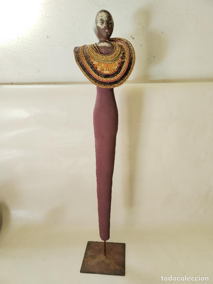 Arte: figura mu&ntilde;eca africana - Foto 6