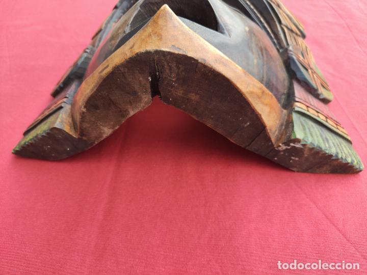 Arte: M&Aacute;SCARA AFRICANA DE MADERA. - Foto 5