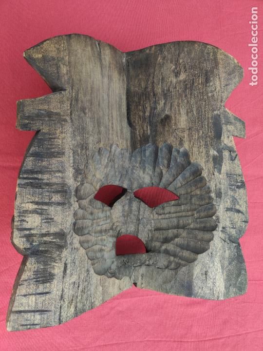 Arte: M&Aacute;SCARA AFRICANA DE MADERA. - Foto 6