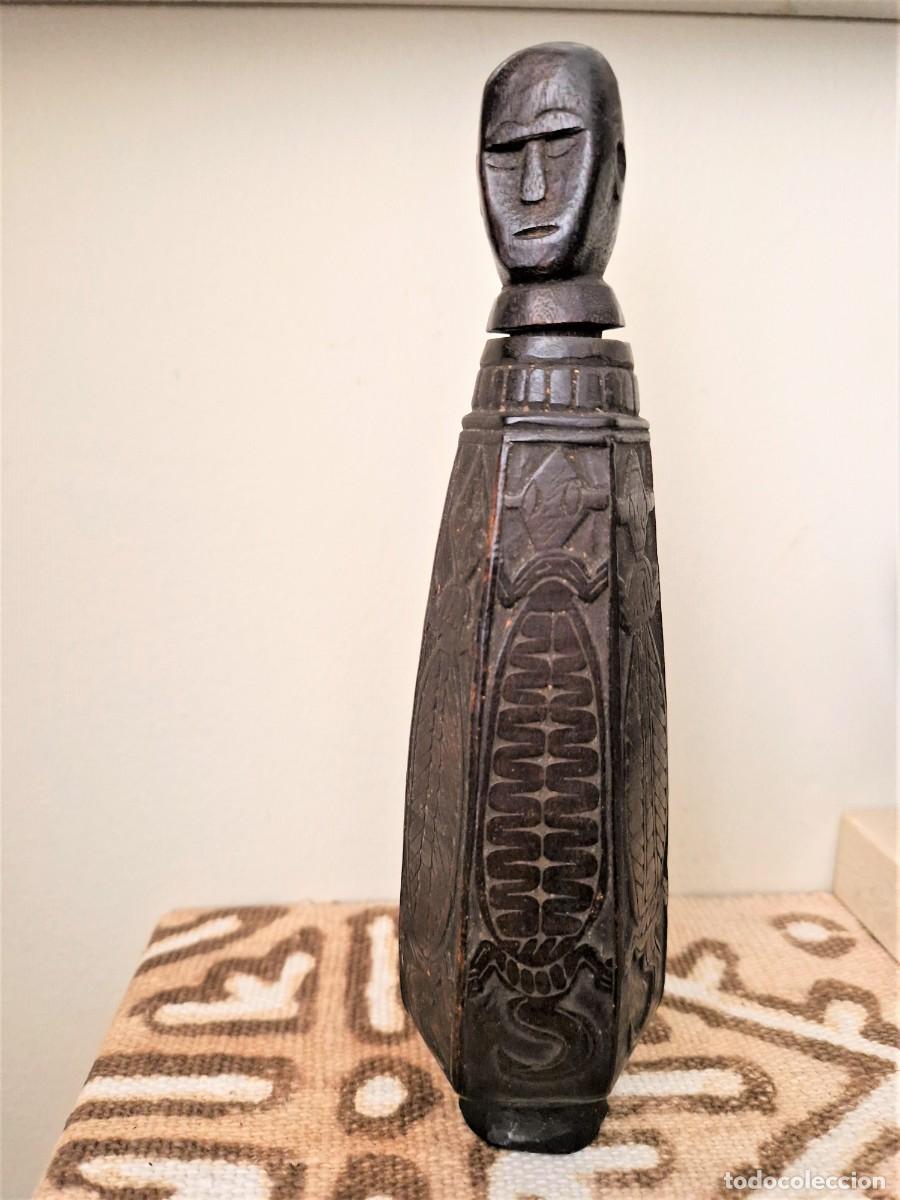 Arte: BOTELLA CAJA MEDICINAL BORNEO - Foto 1