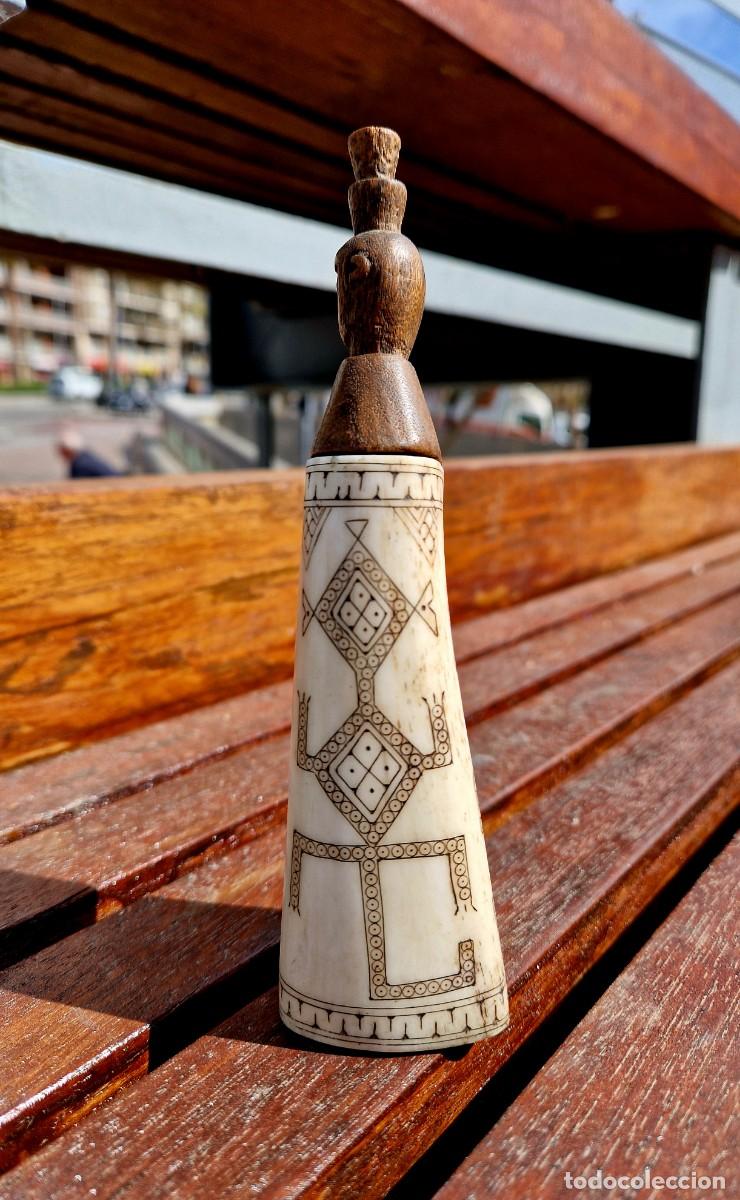 Arte: CAJA DAYAK SCRIMSHAW BORNEO - Foto 3