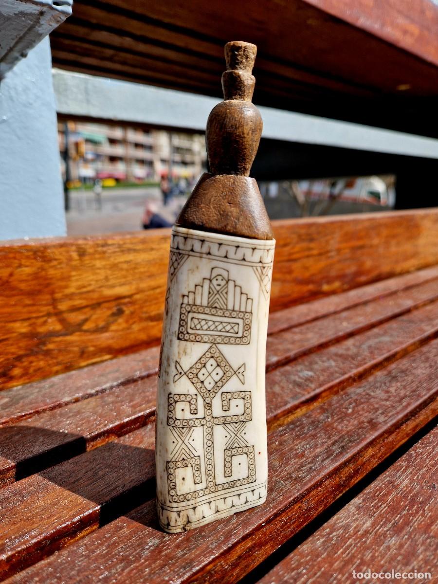 Arte: CAJA DAYAK SCRIMSHAW BORNEO - Foto 4