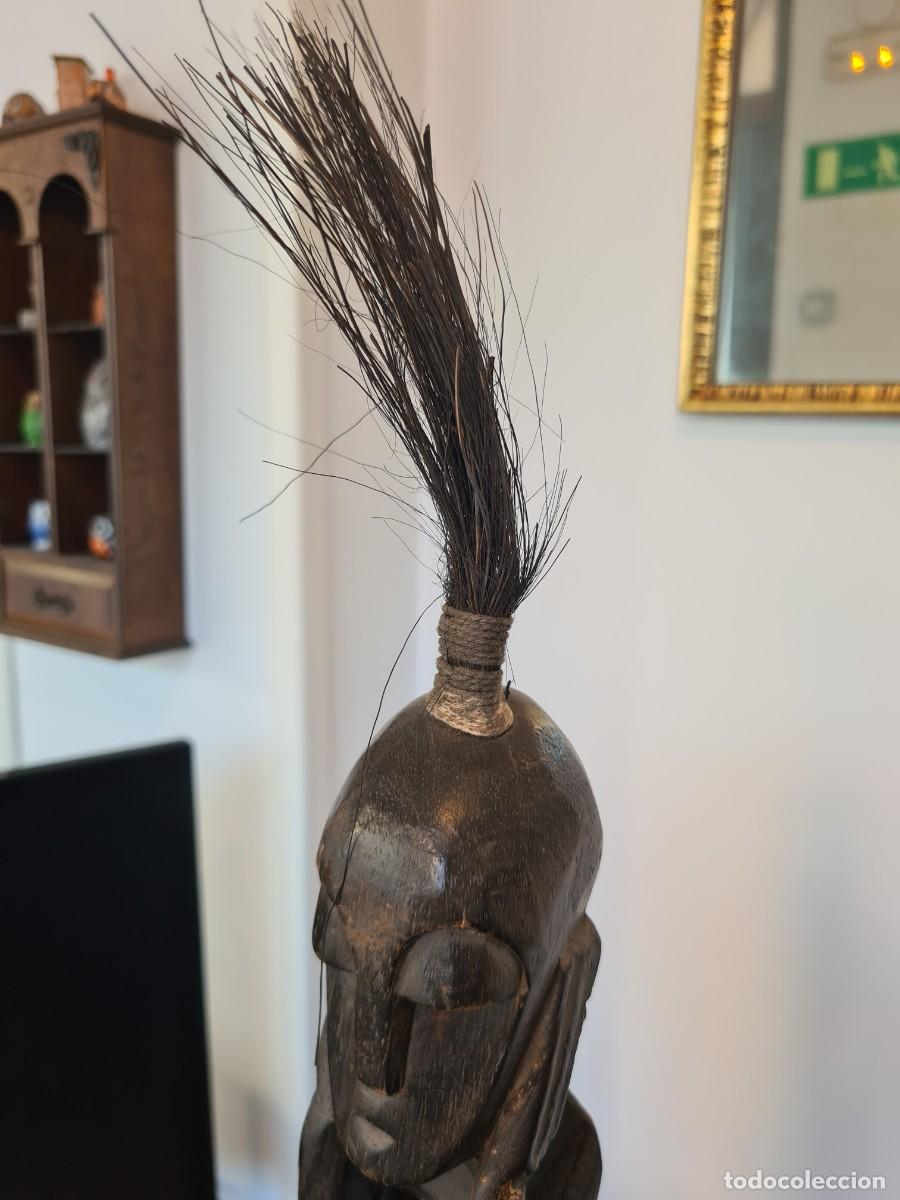 Arte: TOTEM AFRICANO DE MADERA - Foto 4