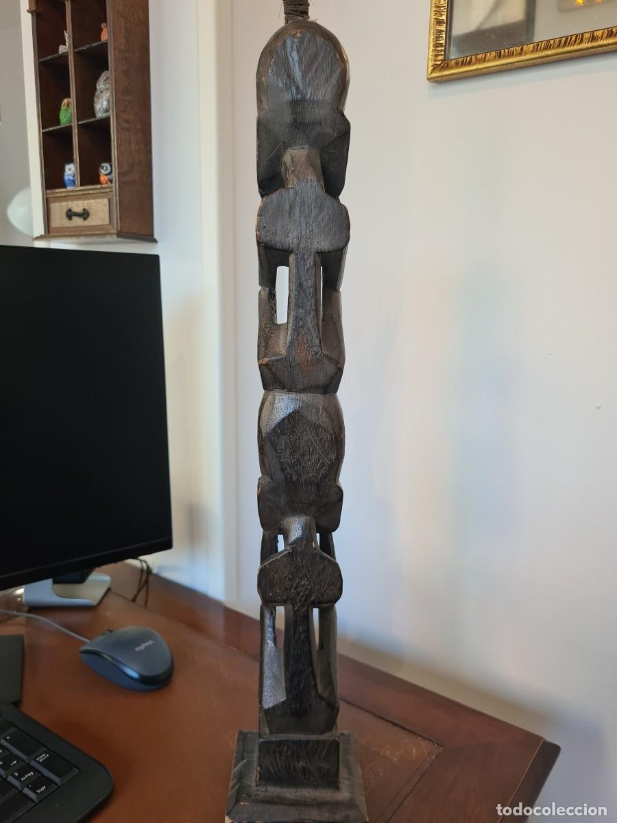 Arte: TOTEM AFRICANO DE MADERA - Foto 6