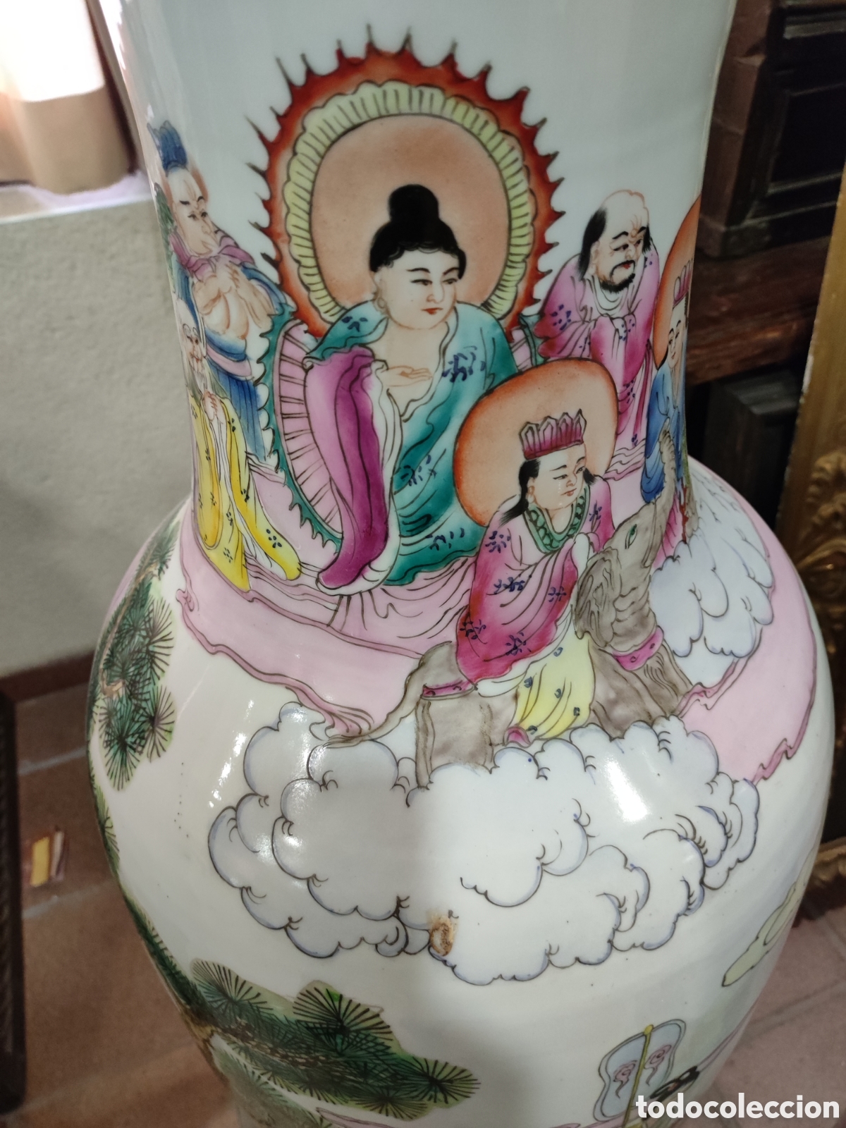 Arte: Pareja jarrones chinos - Foto 3