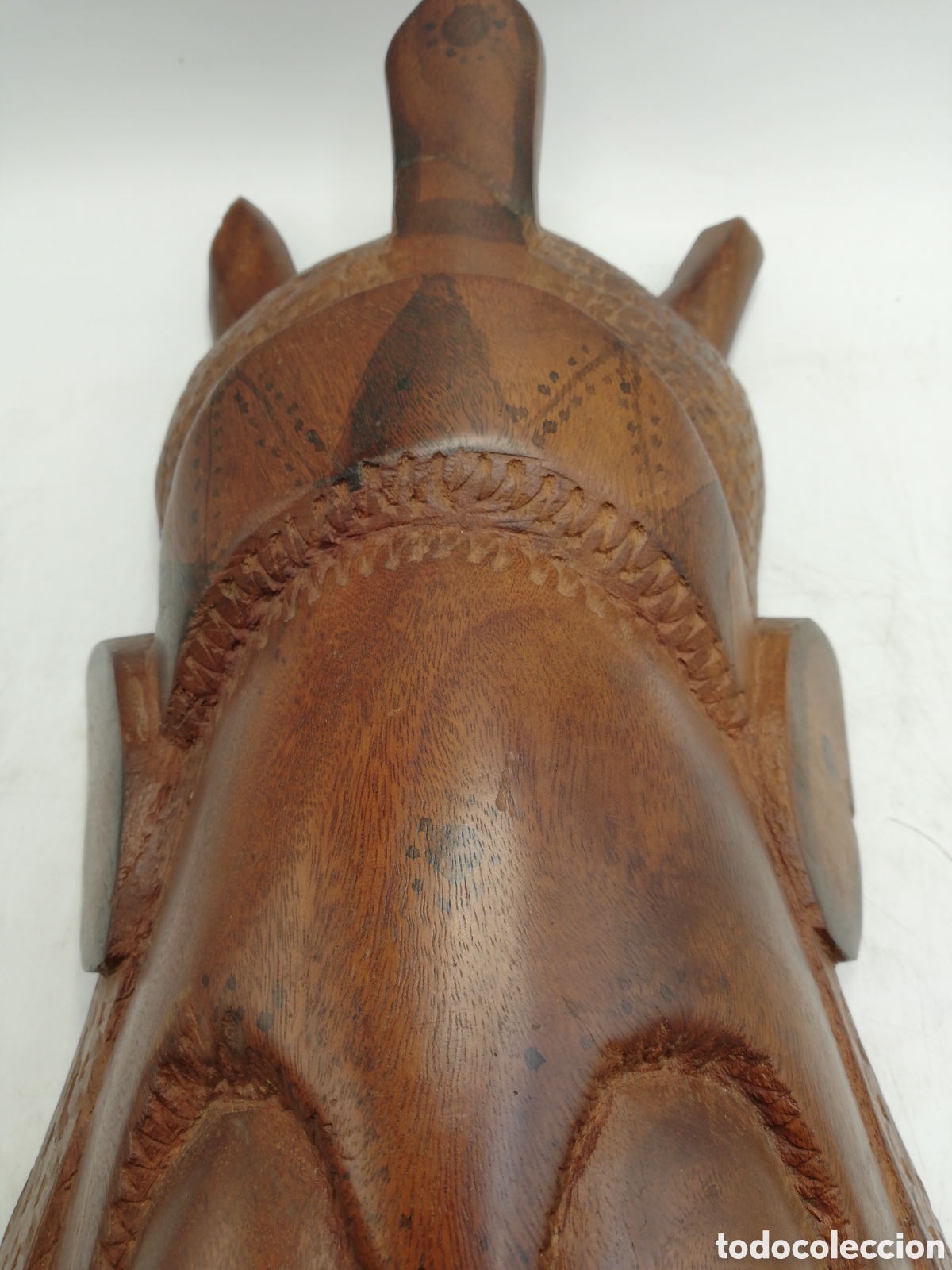 Arte: Gran M&aacute;scara de Madera. - Foto 3