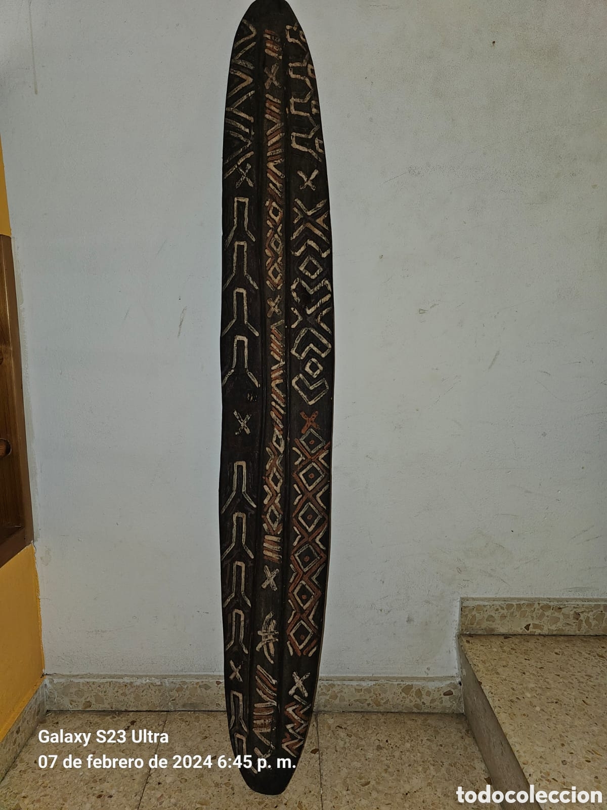 Arte: Escudo Mongo/Kundu. Congo. - Foto 1