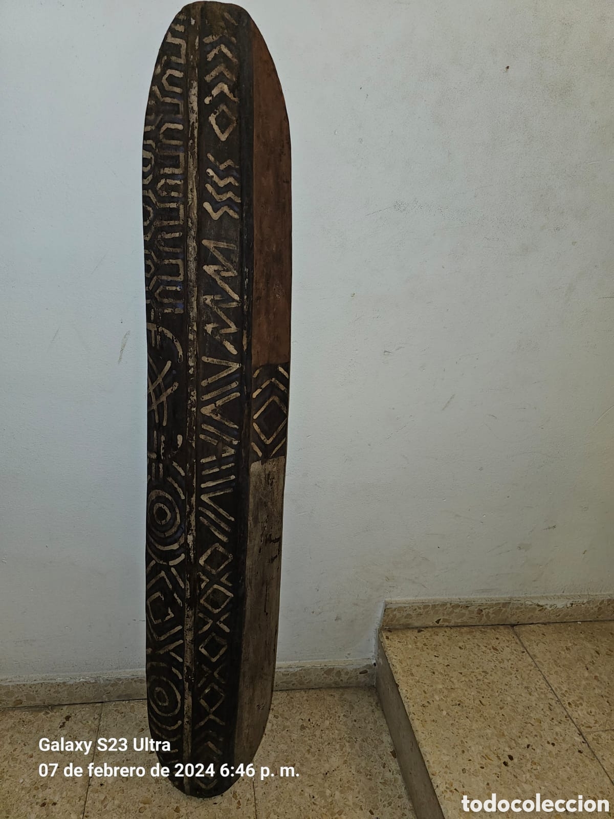 Arte: Escudo Mongo/Kundu. Congo. - Foto 1