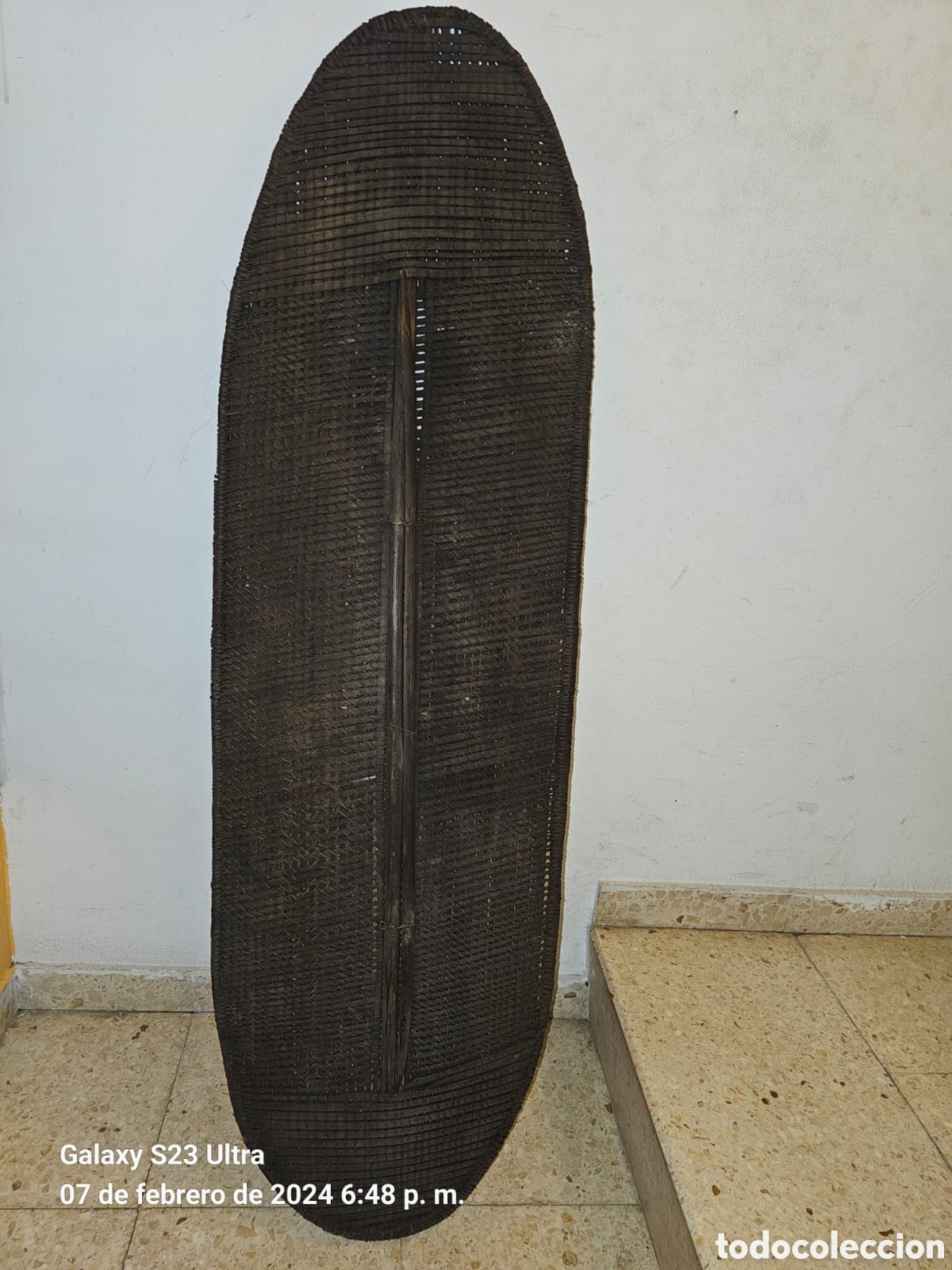 Arte: Escudo Mongo/Kota. Congo. - Foto 1