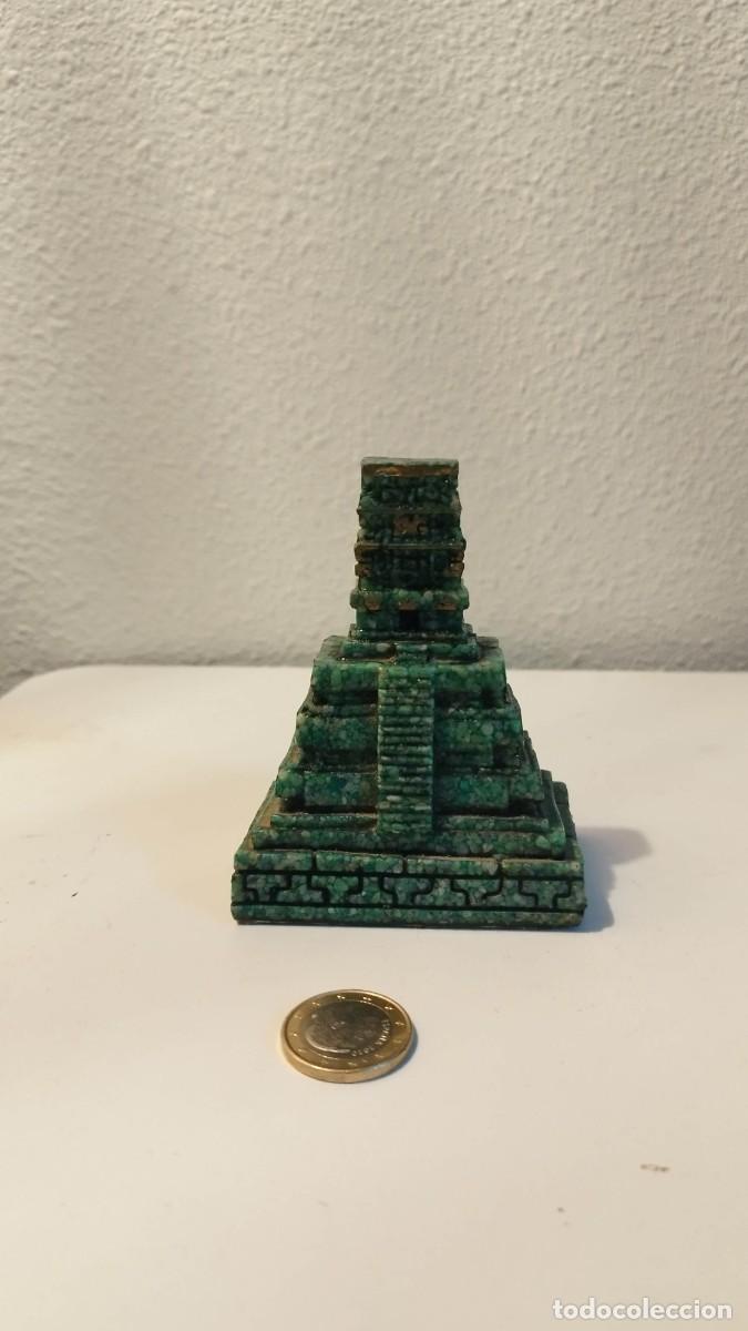 Arte: Pir&aacute;mide azteca malaquita - Foto 1