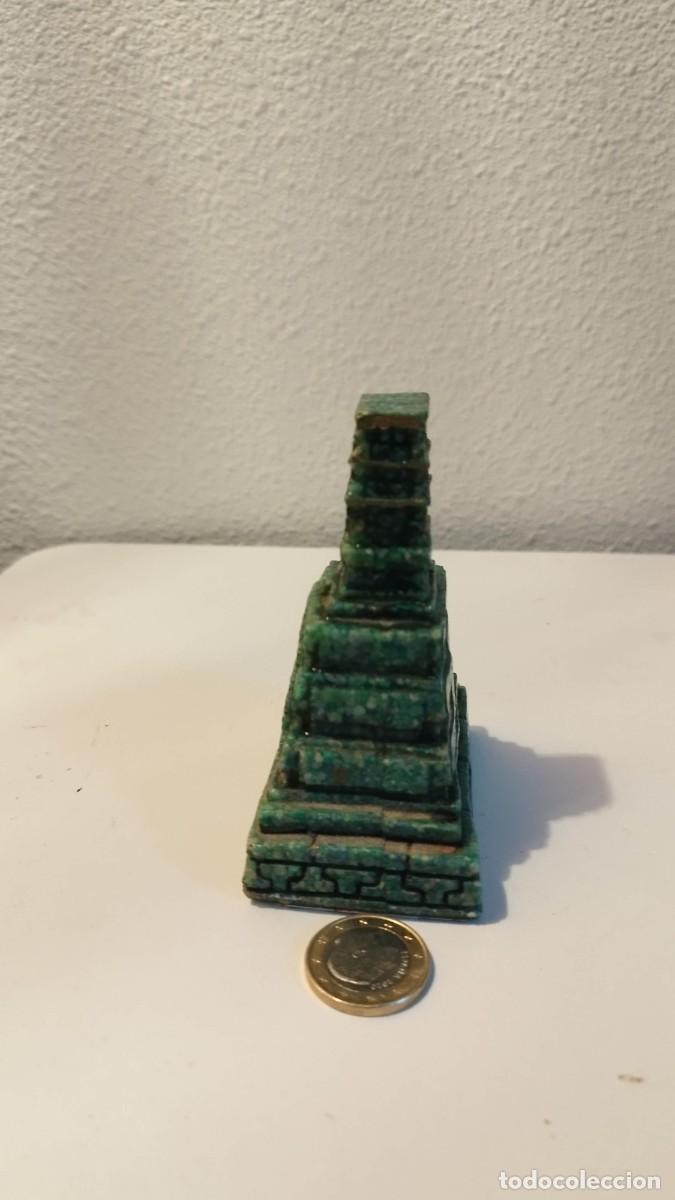 Arte: Pir&aacute;mide azteca malaquita - Foto 4