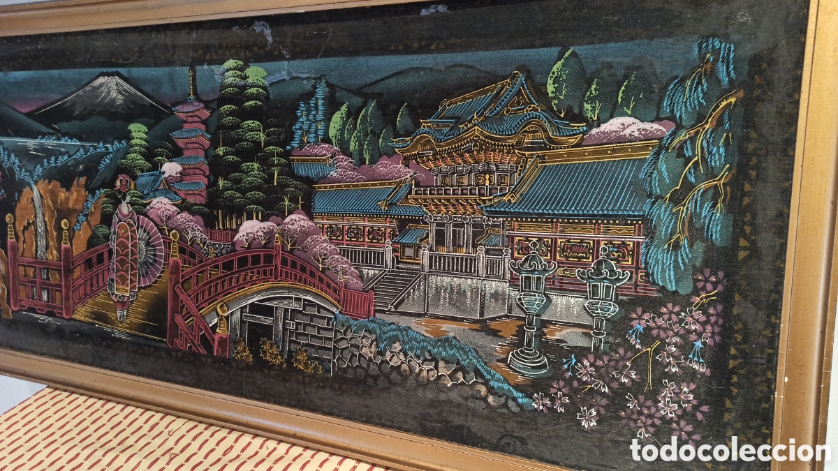 Arte: Tapiz oriental enmarcado - Foto 2