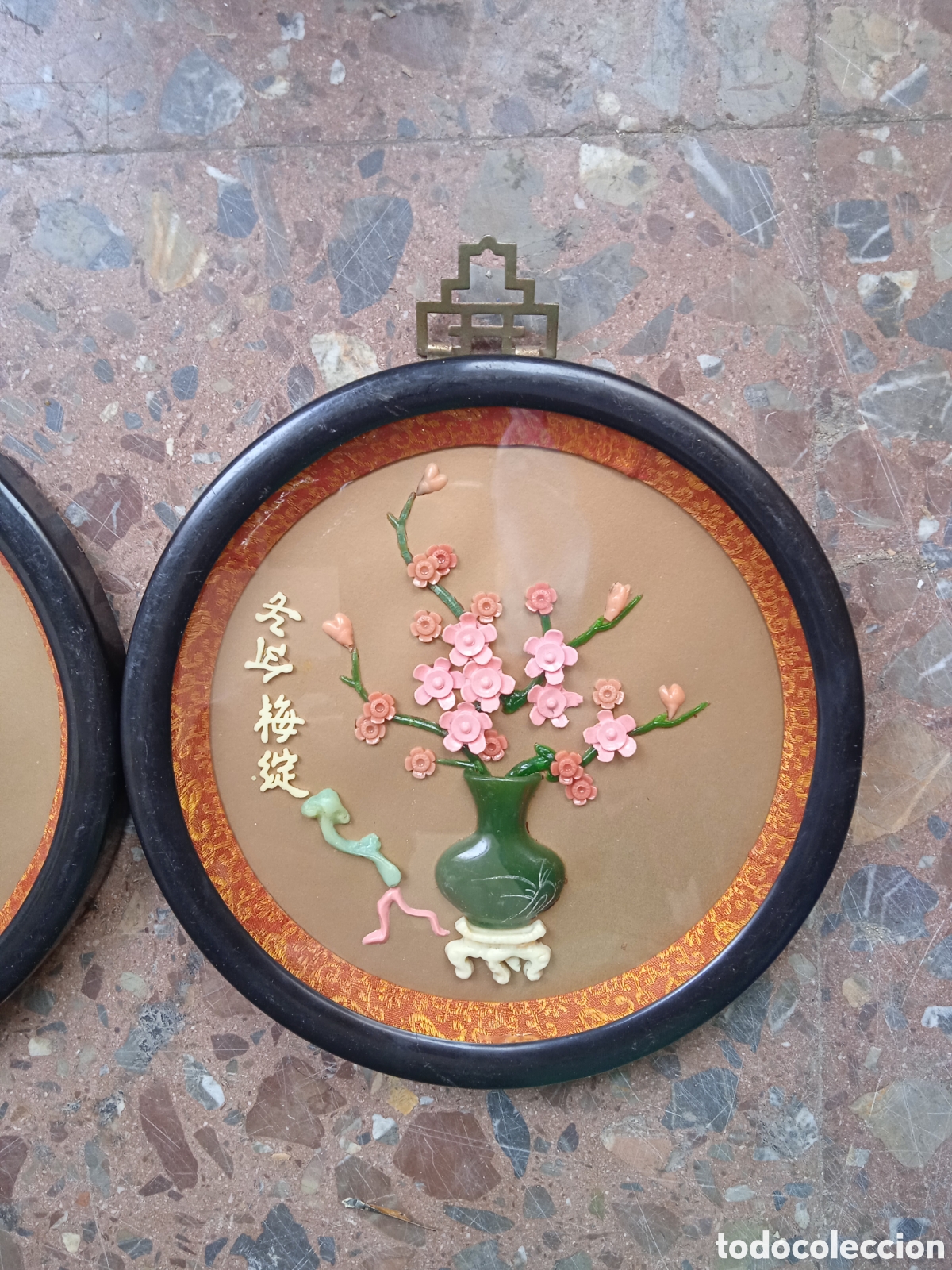 Arte: Pareja de plafones en jade - Foto 2