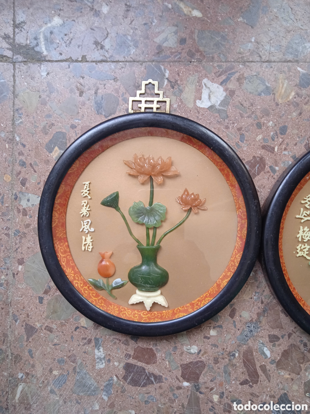 Arte: Pareja de plafones en jade - Foto 4