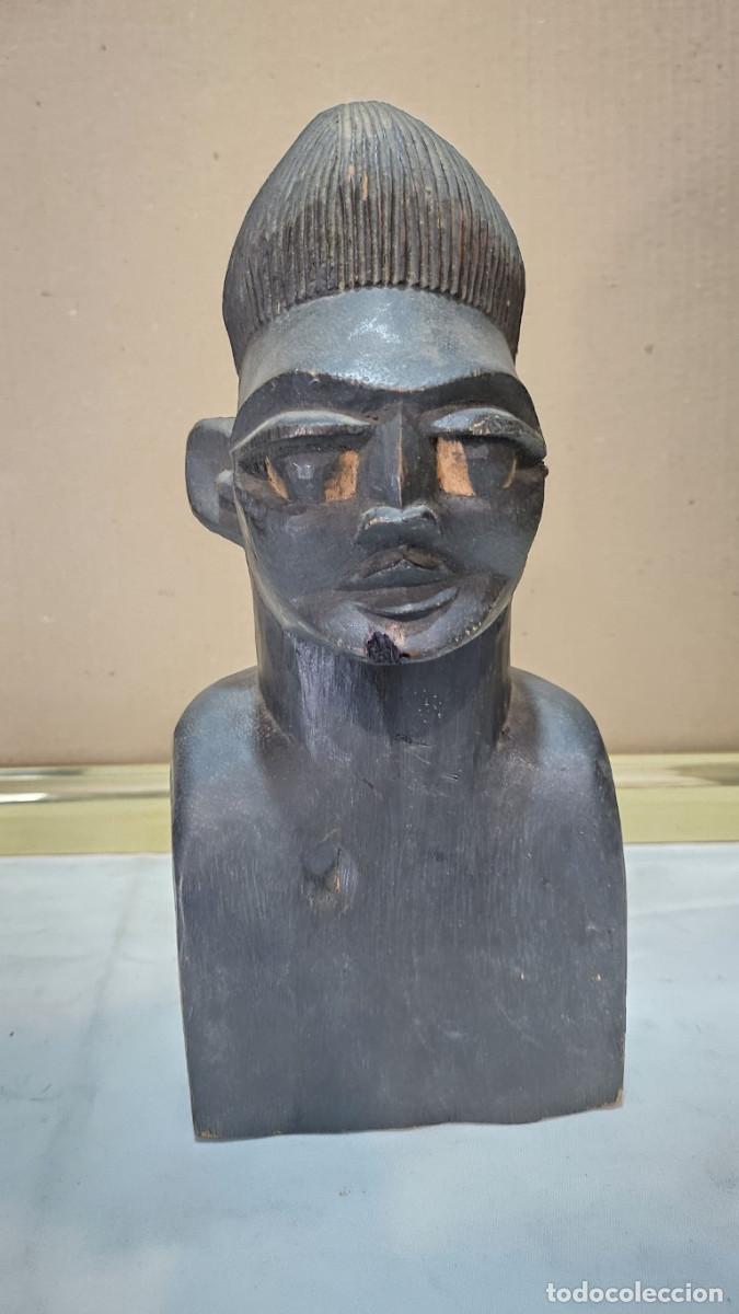 Arte: talla africana de madera - Foto 1