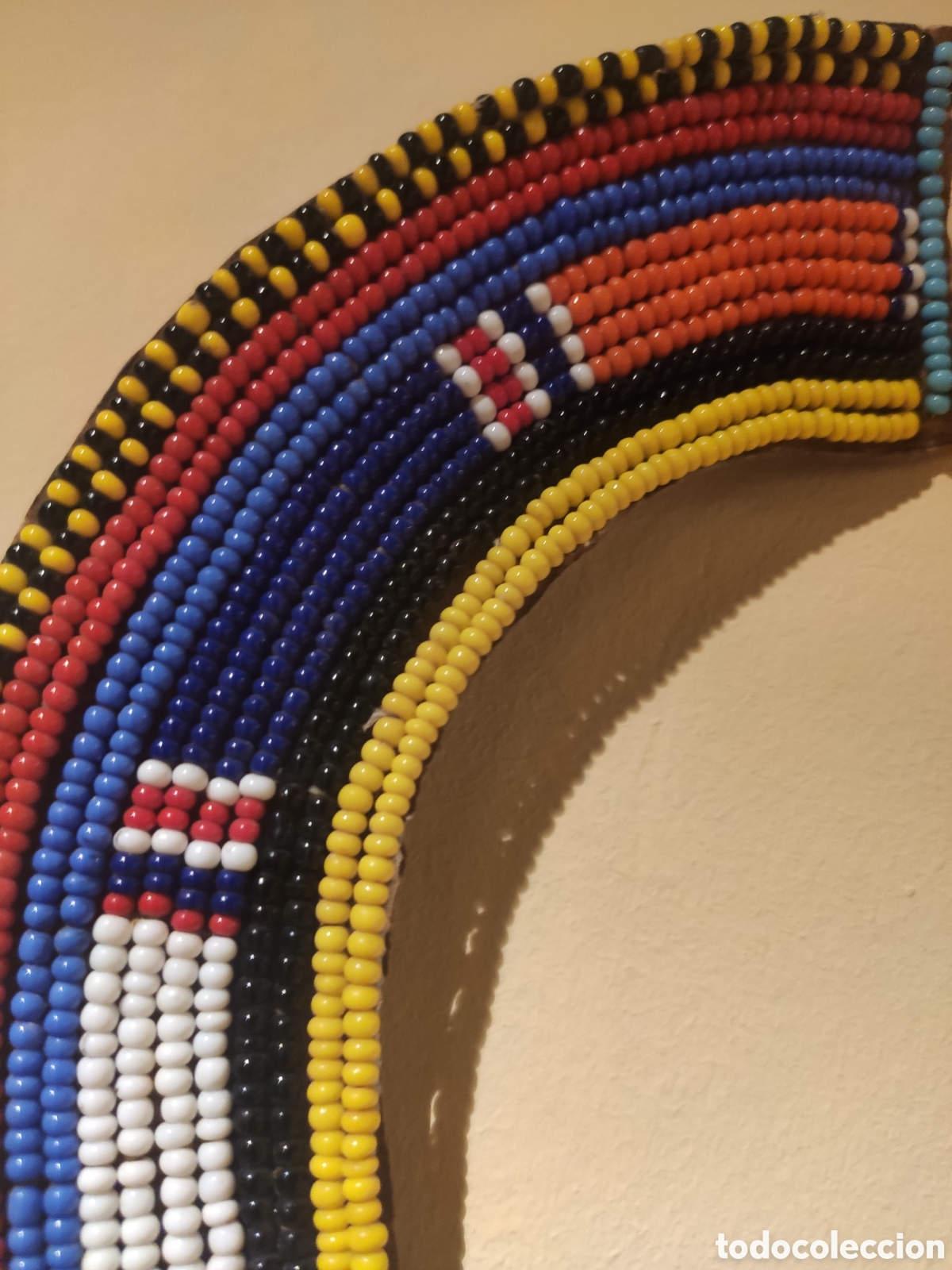 Arte: Gran collar Mas&aacute;i hecho a mano - Foto 2