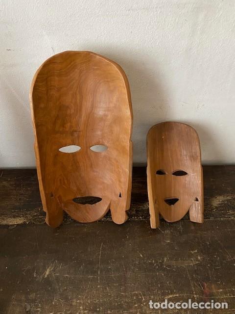 Arte: MASCARAS AFRICANAS MADERA - Foto 2