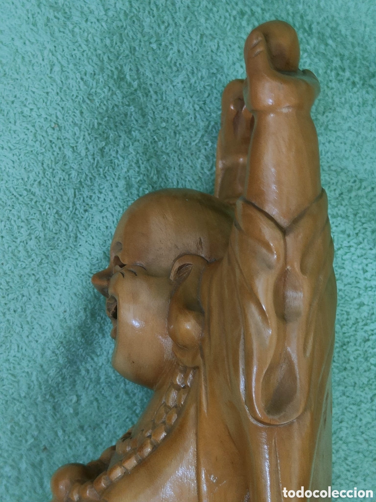 Arte: BUDA FELIZ DE MADERA - Foto 3