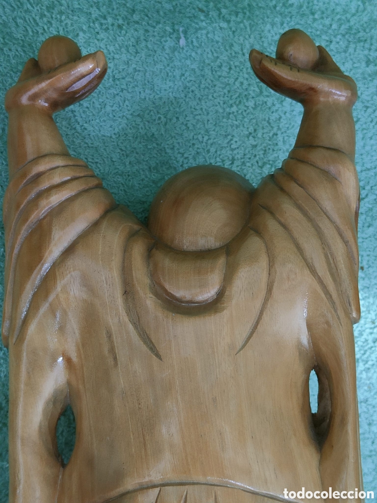 Arte: BUDA FELIZ DE MADERA - Foto 8
