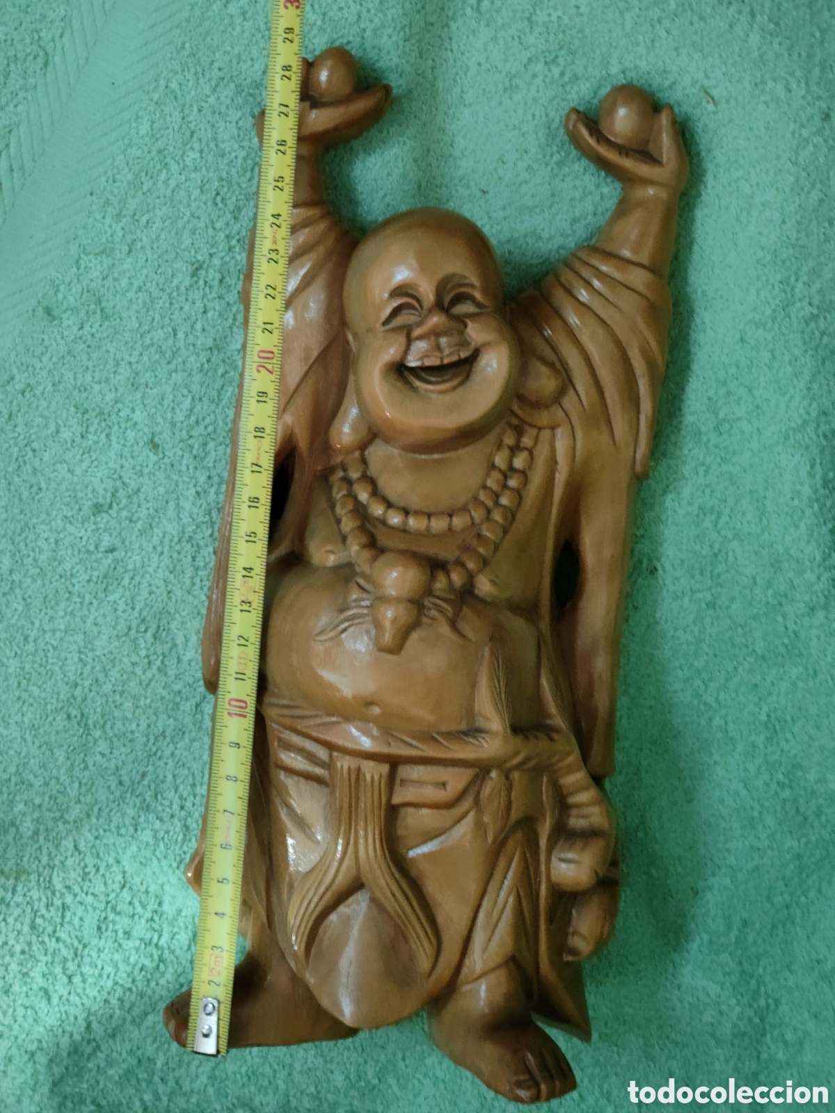 Arte: BUDA FELIZ DE MADERA - Foto 11