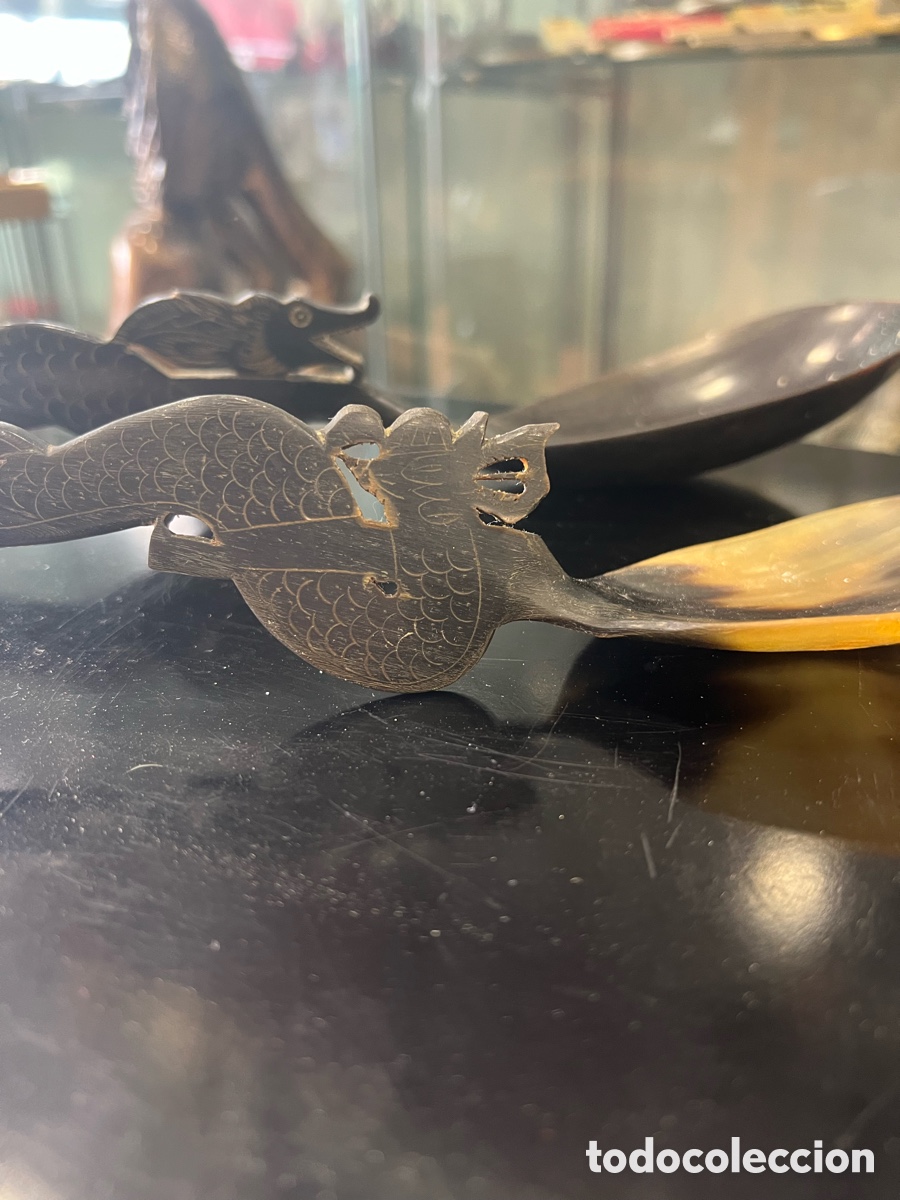 Arte: Lote de 2 cucharas &eacute;tnicas - Foto 2