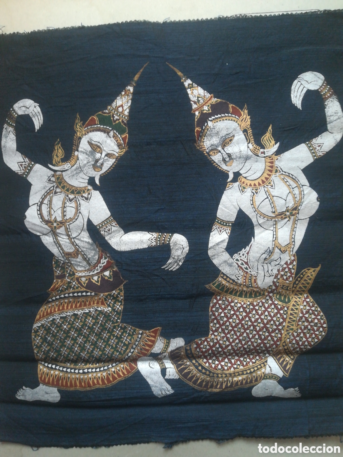 Arte: Pintura sobre seda, India - Foto 1