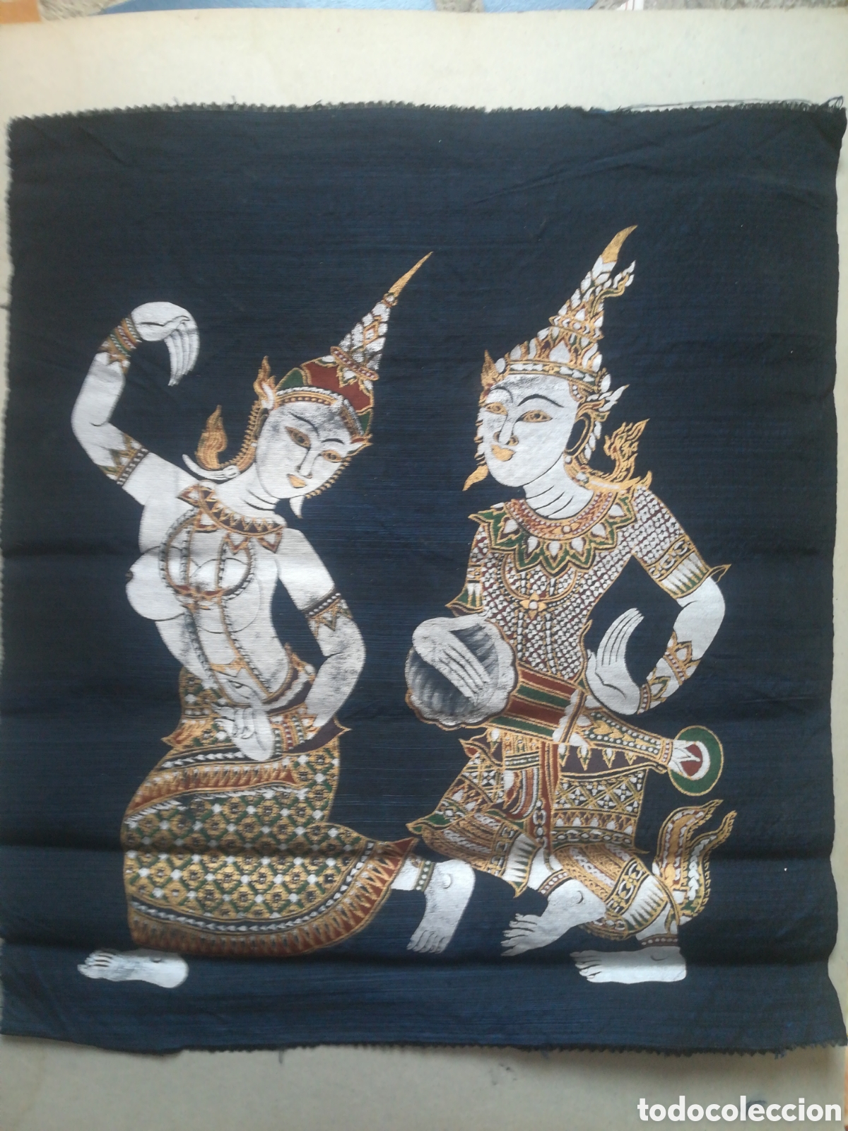 Arte: Pintura sobre seda, India - Foto 1