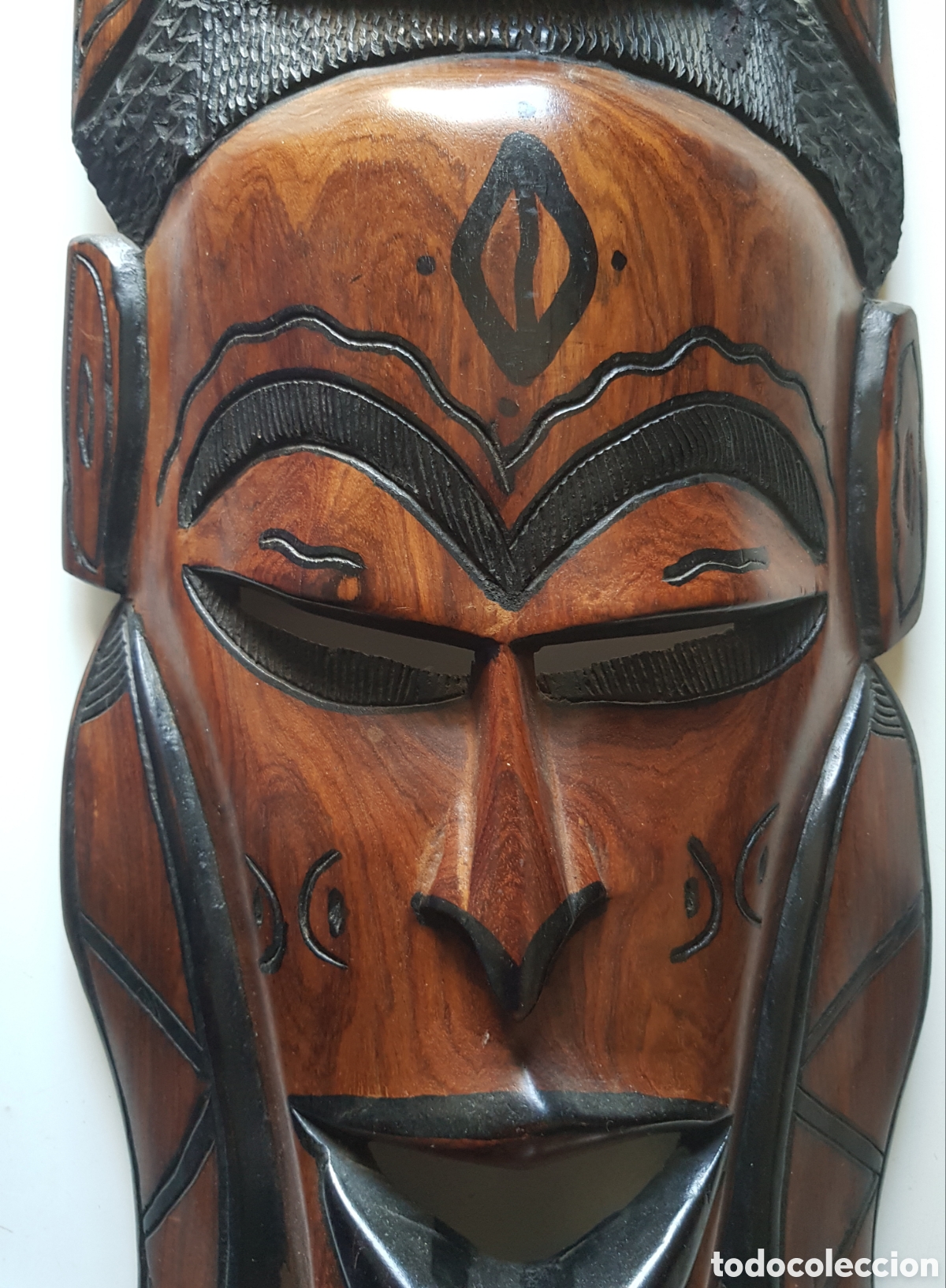 Arte: M&aacute;scara africana de madera - Foto 5
