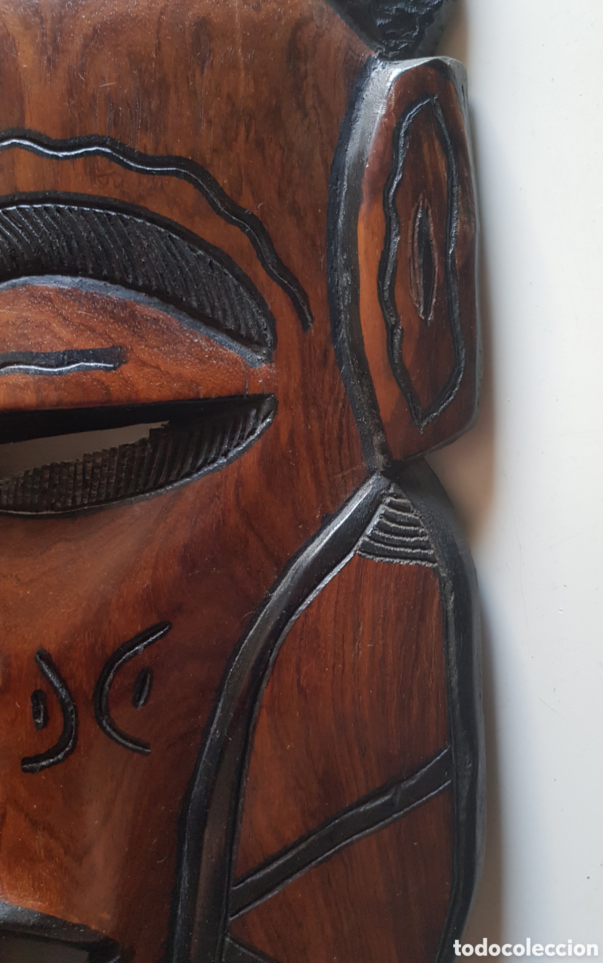 Arte: M&aacute;scara africana de madera - Foto 7
