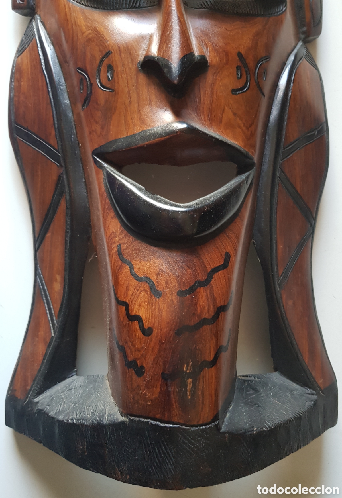 Arte: M&aacute;scara africana de madera - Foto 8