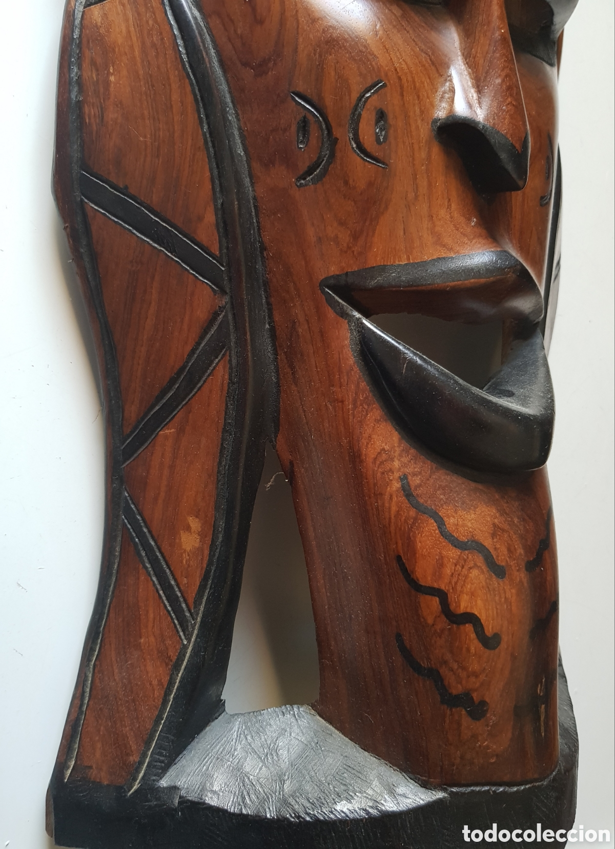 Arte: M&aacute;scara africana de madera - Foto 9