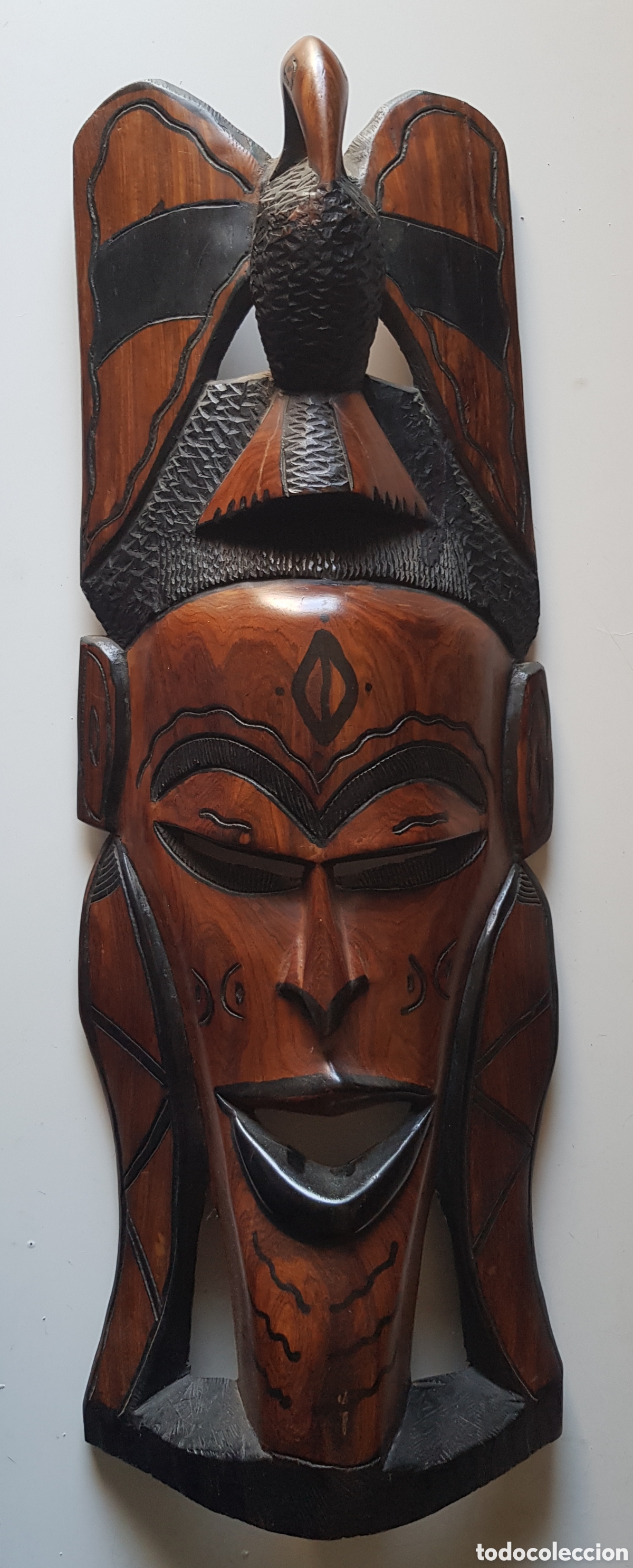 Arte: M&aacute;scara africana de madera - Foto 1
