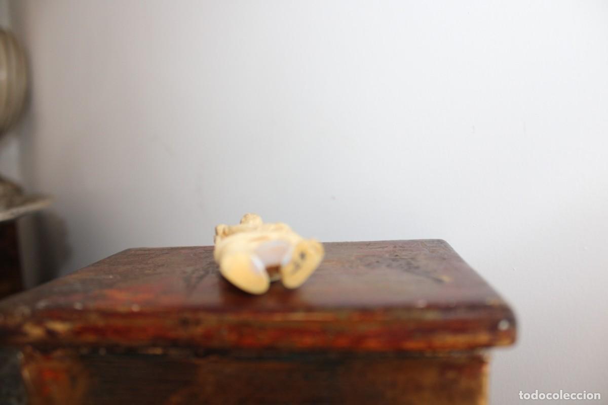 Arte: NETSUKE DE MARFIL ANTIGUO, PERSONAJE - Foto 7