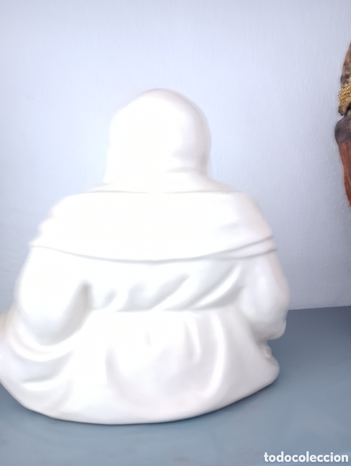 Arte: Buda blanco porcelana. ..... - Foto 4