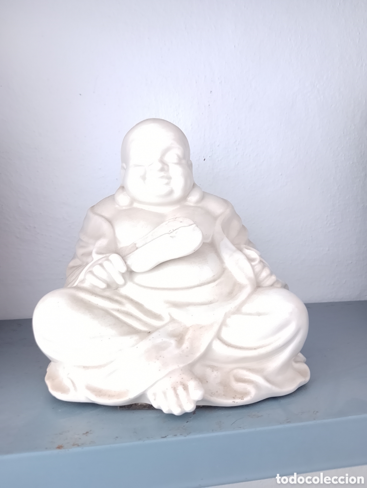 Arte: Buda blanco porcelana. ..... - Foto 5