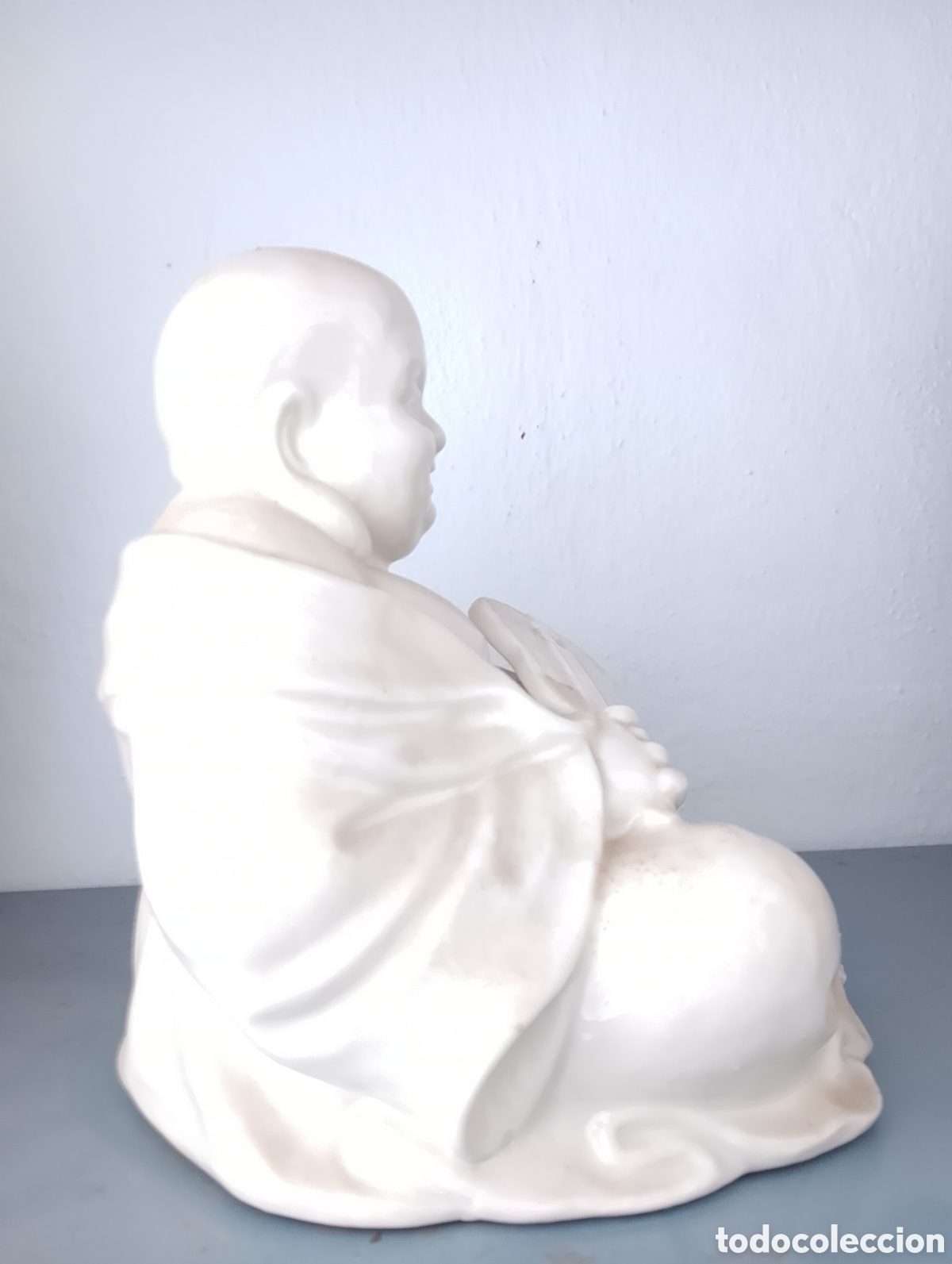 Arte: Buda blanco porcelana. ..... - Foto 1