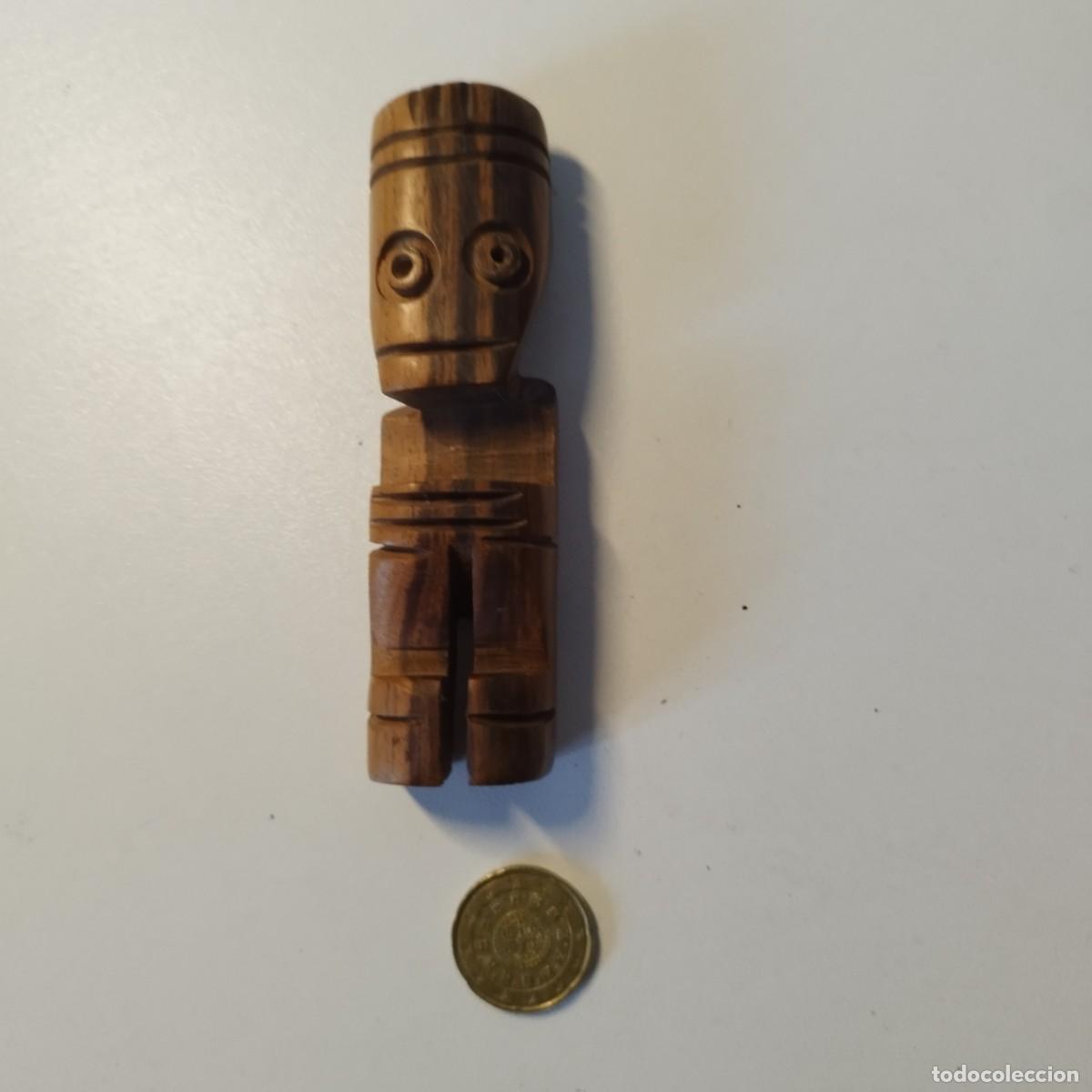 Arte: Totem miniatura de madera africano - Foto 1