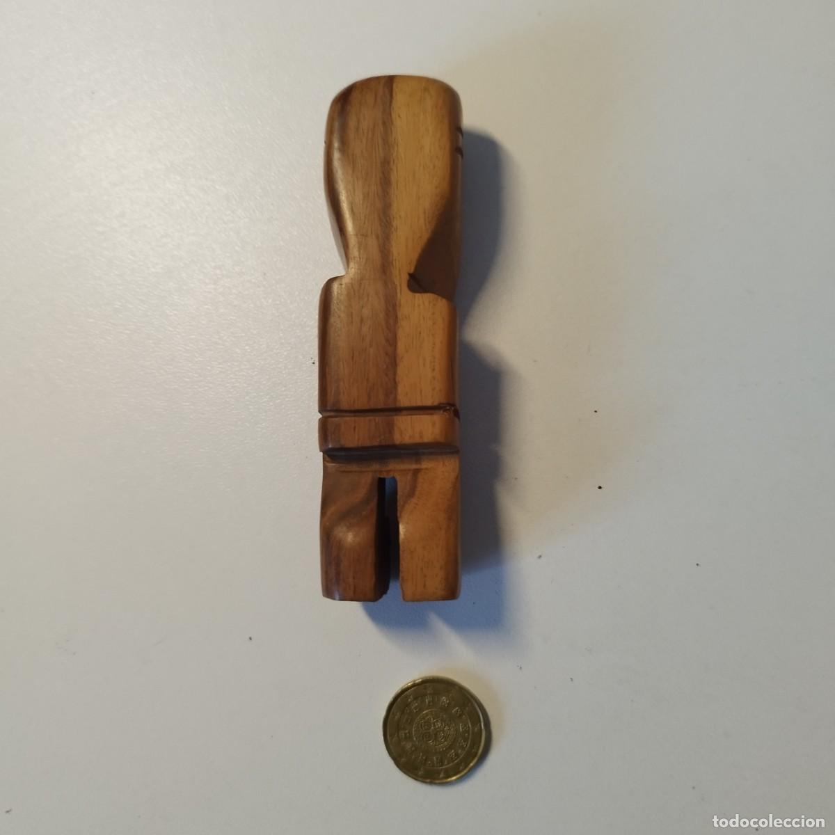 Arte: Totem miniatura de madera africano - Foto 2