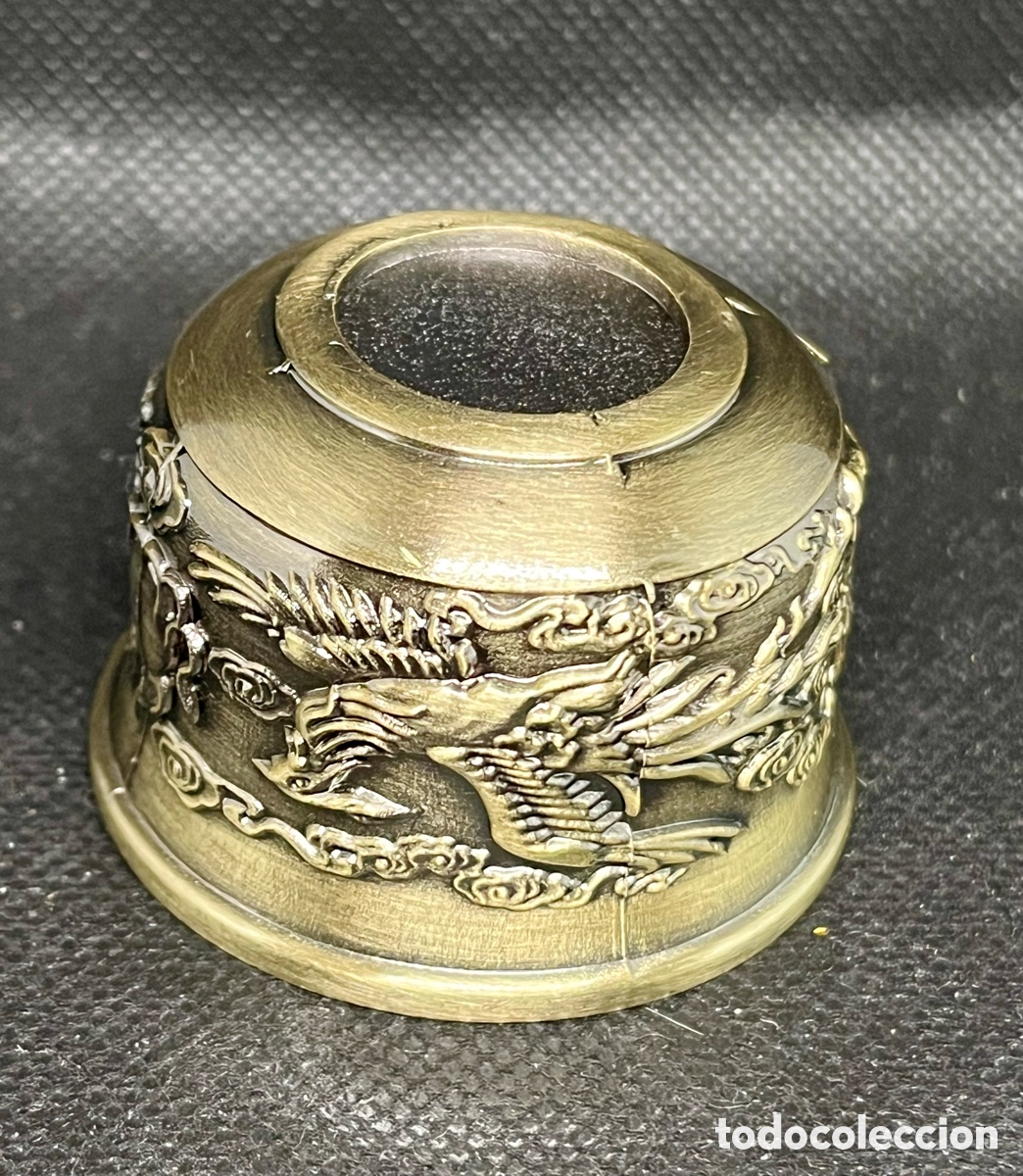 Arte: CUENCO ORIENTAL DE BRONCE - Foto 5