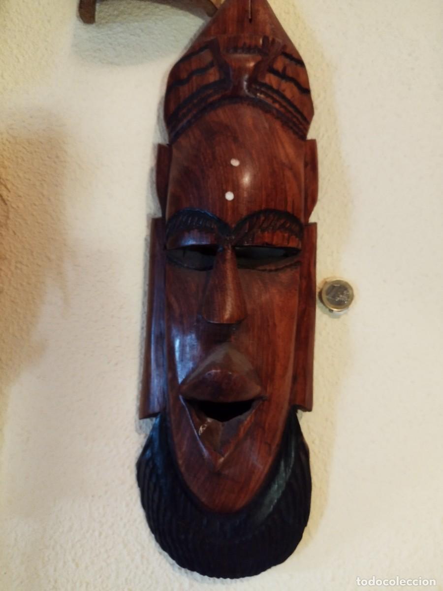 Arte: M&aacute;scara africana de madera - Foto 1
