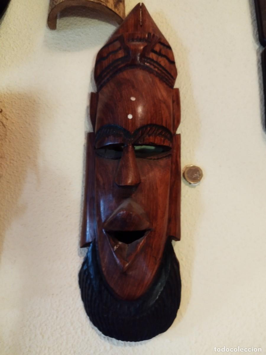 Arte: M&aacute;scara africana de madera - Foto 2