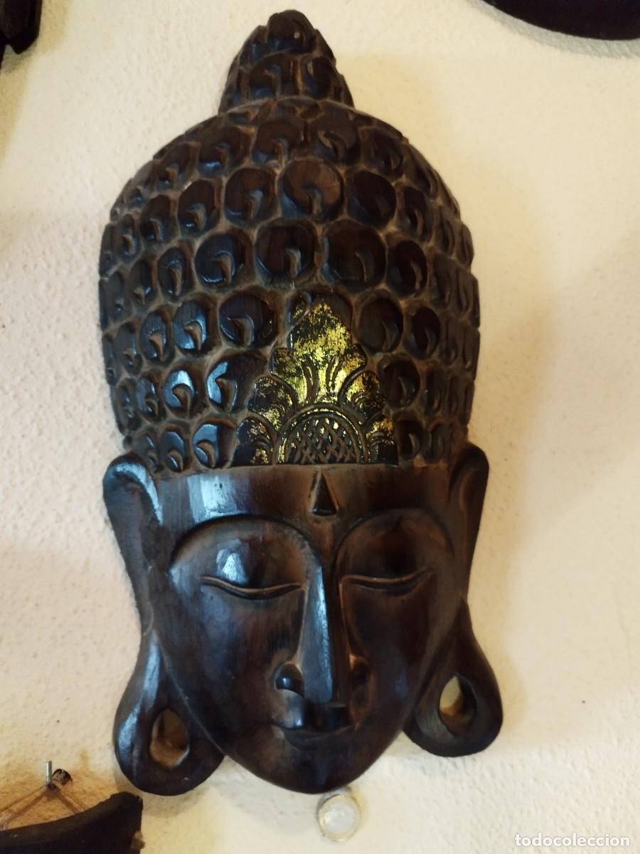 Arte: M&aacute;scara de Buda tipico de Indonesia - Foto 1